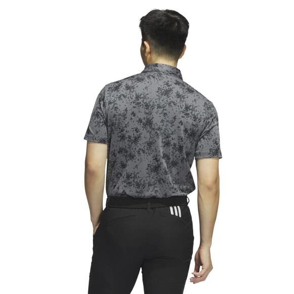 Adidas Burst Jacquard Golf Polo Light Blue Medium NWT - Picture 5 of 12